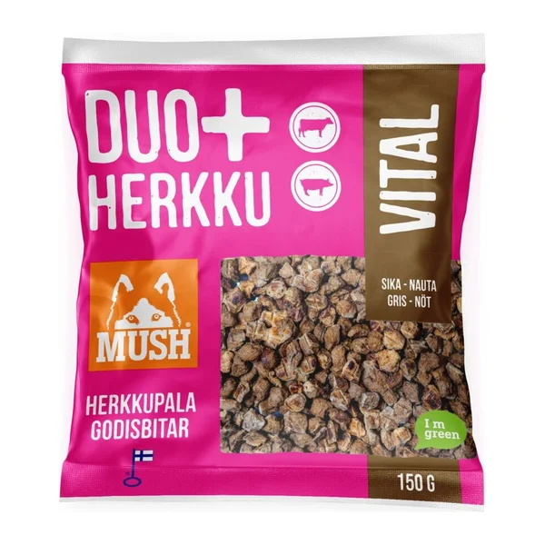MUSH DUO+ Herkku Vital 150 g koiran herkku