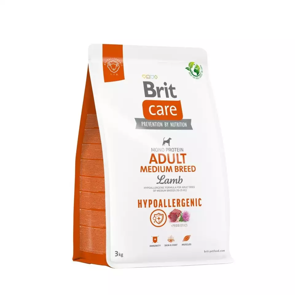Brit Care Hypoallergenic Adult Medium Breed aikuisen koiran kuivaruoka