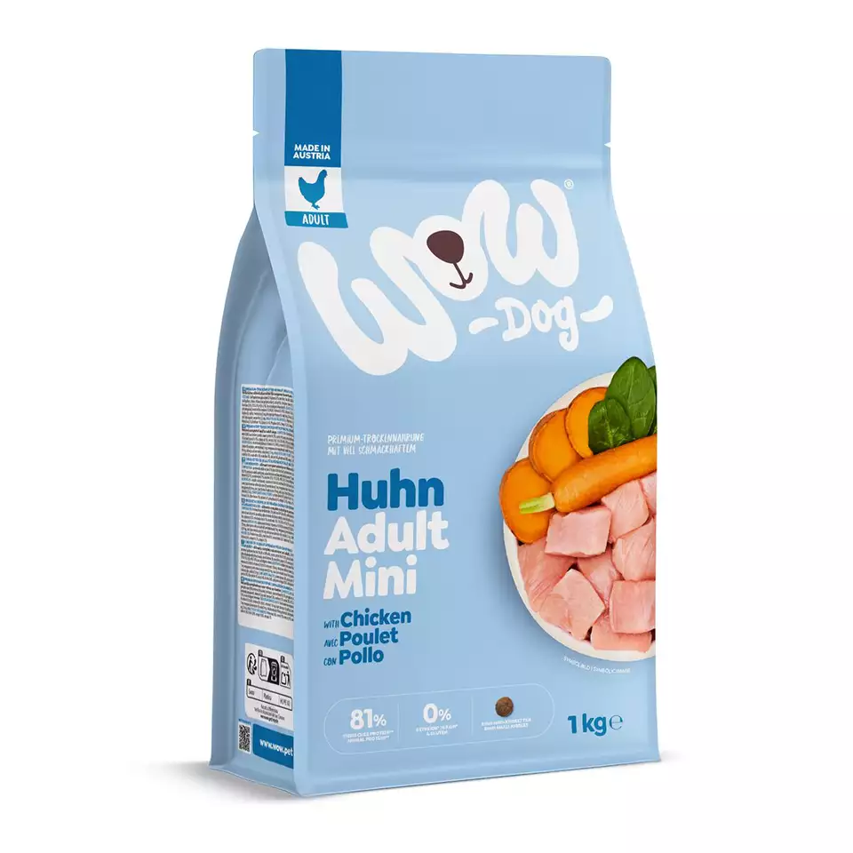 WOW Dog Minis Adult Kana pienen koiran kuivaruoka